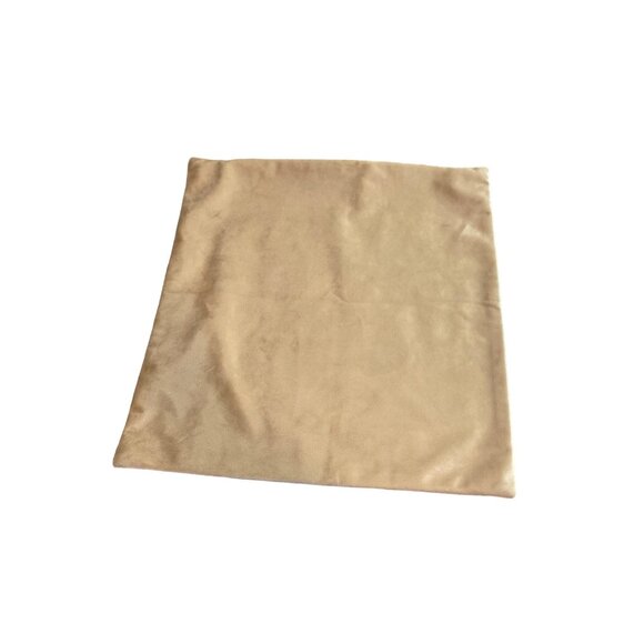 Artcest Throw Pillow Covers Beige Velvet Set Of 2 Hidden Zipper 13 X 13 - Picture 2 of 5